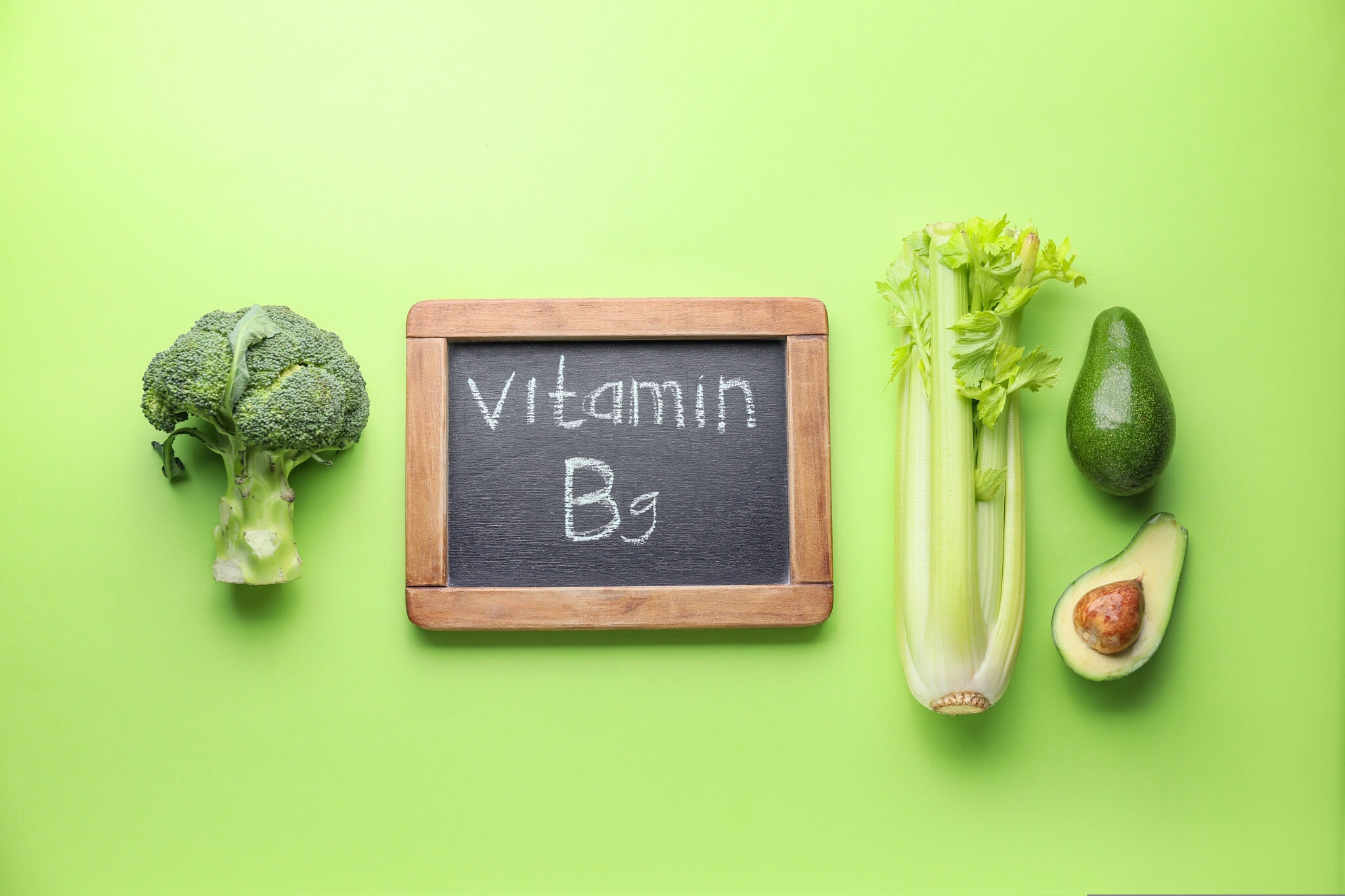 Healthy,Products,Rich,In,Vitamin,B9,On,Color,Background